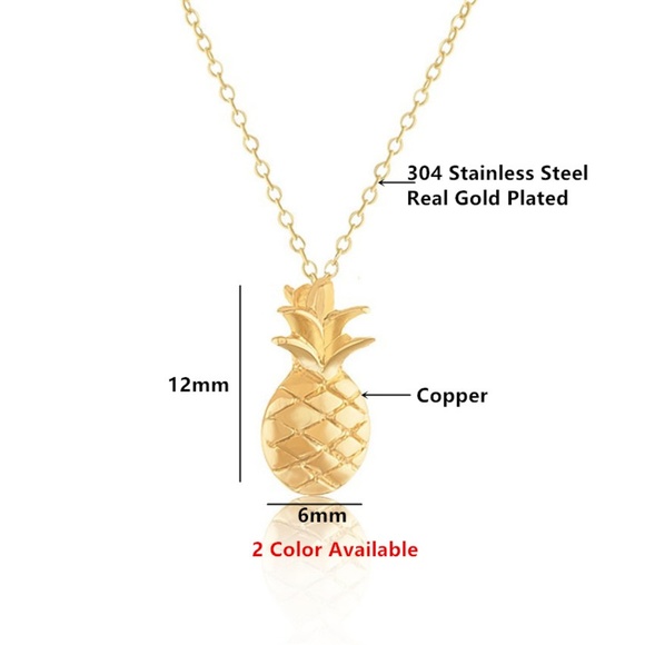 ❤️4 for $20 Sale❤️ NEW Quality Pineapple necklace - Picture 4 of 4